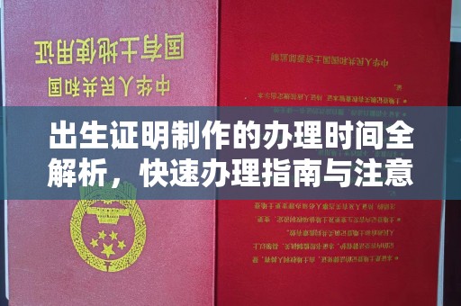 吉水出生证明制作的办理时间全解析，快速办理指南与注意事项